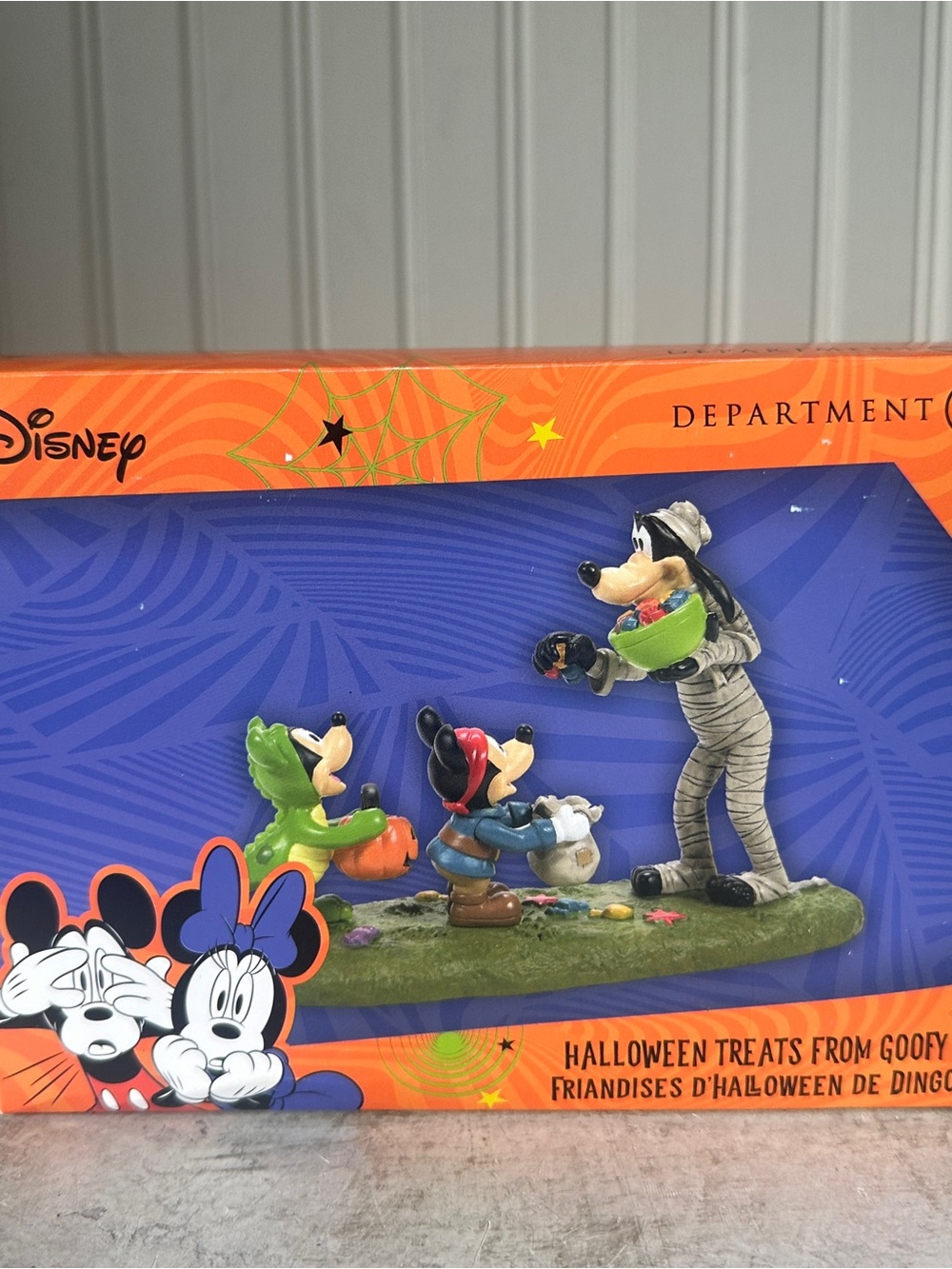 Dept 56 Disney Village Halloween Treats from Goofy 6009781 Mickey Accessory 2022